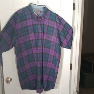 Mens long sleeve western style shirt